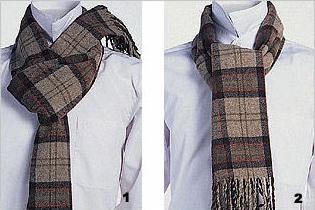 男士围巾怎么系好看?男士围巾的系法图解